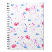 Appetitie makelaars in waterverf splatters notitieboek (Voorkant)