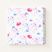 Appetitie makelaars in waterverf splatters notitieboek (Achterkant)