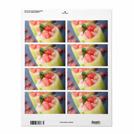 Appetizer Etiket (Full Sheet)