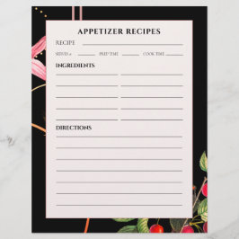 Appetizer Recipes | Zwarte botanische kersen