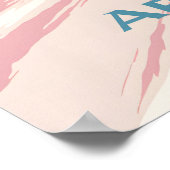 Appi Kogen Japan Sneeuwboarden Reisposter Poster (Hoek)