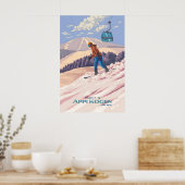 Appi Kogen Japan Sneeuwboarden Reisposter Poster (Keuken)