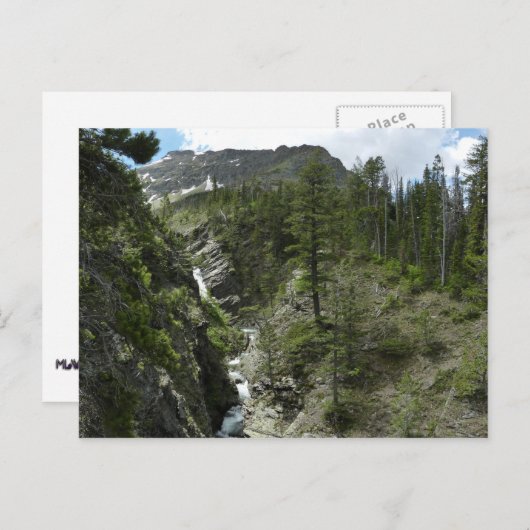 Appistoki Herfsten en piek in Glacier National Par Briefkaart (Voorkant / Achterkant)