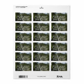 Appistoki Herfsten en piek in Glacier National Par Etiket (Full Sheet)