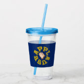 Applaus Acryl Drinkbeker (Achterkant)