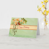 Applaus en Berries Birthday Kaart (Gele Bloem)