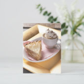 Applaus en hete cacao briefkaart (Staand voorkant)