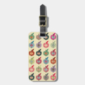 Applaus in Retrostijl Bagagelabel (Voorkant verticaal)