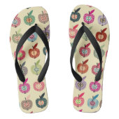 Applaus in Retrostijl Teenslippers (Voetbed)