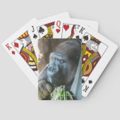 Applaus ~ Japanse Gorilla Eet Speelkaarten (Achterkant)