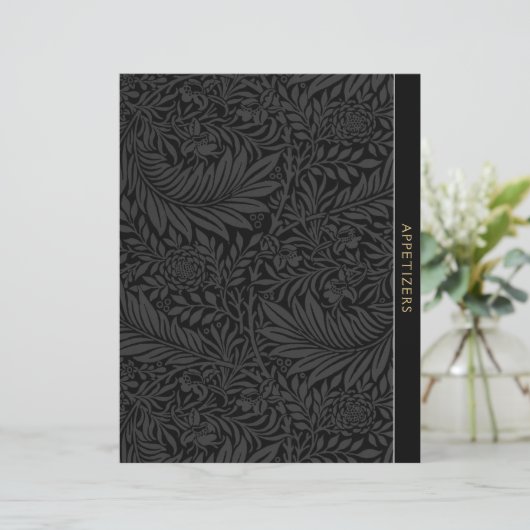 Applaus | Ontvanger divider |  zwarte Floral (Staand voorkant)