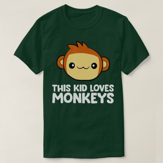 Applaus per aap Dit Kind verliest apen T-shirt (Design voorkant)