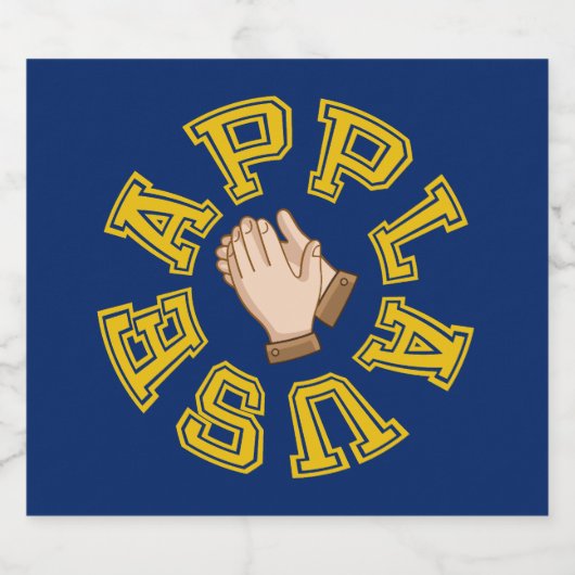 Applaus Sparkling Wijnetiket (Enkel label)