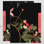 Applaus | Tussenvoegsel ontvangen | Zwarte en rode (Voorkant / Achterkant)