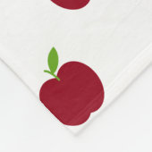 Applaus van rode en groene leraren op maat fleece deken (Hoek)