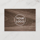 Applaus voor de aanschaf van hout met aangepaste l afsprakenkaartje (Achterkant)