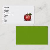 apple_002_Vector_Clipart Visitekaartje (Voorkant / Achterkant)