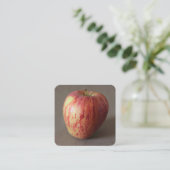 Apple 01 vierkante visitekaartje (Staand voorkant)