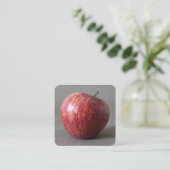 Apple 02 vierkante visitekaartje (Staand voorkant)