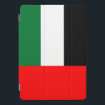 Apple 10,5-inch iPad Pro met vlag van de VAE iPad Pro Cover<br><div class="desc">Bescherm uw Apple 10.5 iPad met stijl en trots met onze exclusieve iPad cover met de vlag van de Verenigde Arabische Emiraten! Deze iPad-cover, vervaardigd met precisie en aandacht voor detail, viert het erfgoed en de culturele identiteit van de VAE met zijn gedurfde ontwerp met de iconische kleuren zwart, wit,...</div>
