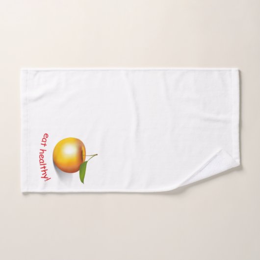 Apple 3-d bad handdoek (Handdoek)
