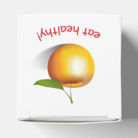 Apple 3-d bedankdoosjes (Bovenkant)