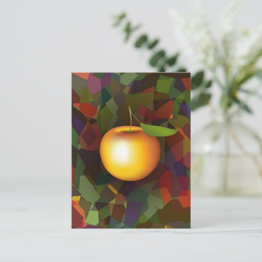 Apple 3-d briefkaart (Staand voorkant)