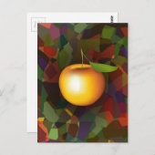 Apple 3-d briefkaart (Voorkant / Achterkant)