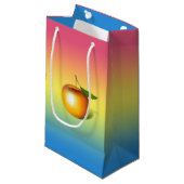 Apple 3-d klein cadeauzakje (Voorkant Gekanteld)