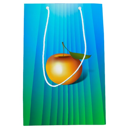 Apple 3-d medium cadeauzakje (Voorkant)