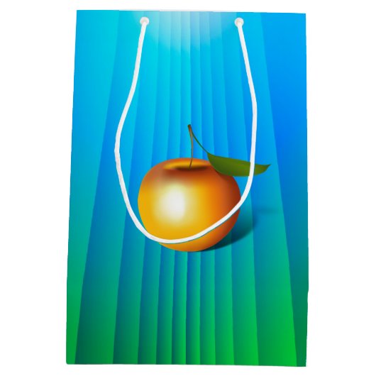 Apple 3-d medium cadeauzakje (Achterkant)