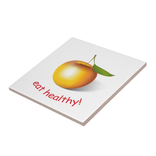 Apple 3-d tegeltje (Zijkant)