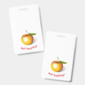 Apple 3D Badge (Voor- en achterkant)