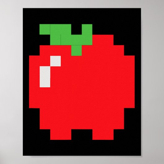 Apple 80s Videogame Halloween Groepskostuum Poster (Voorkant)