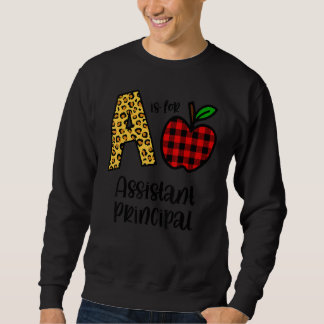 Apple A Is For Assistant Principal Back To School Trui