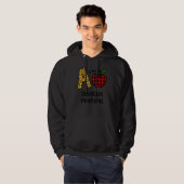Apple A Is Voor Assistent Directeur Terug Naar Sch Hoodie (Voorkant volledig)