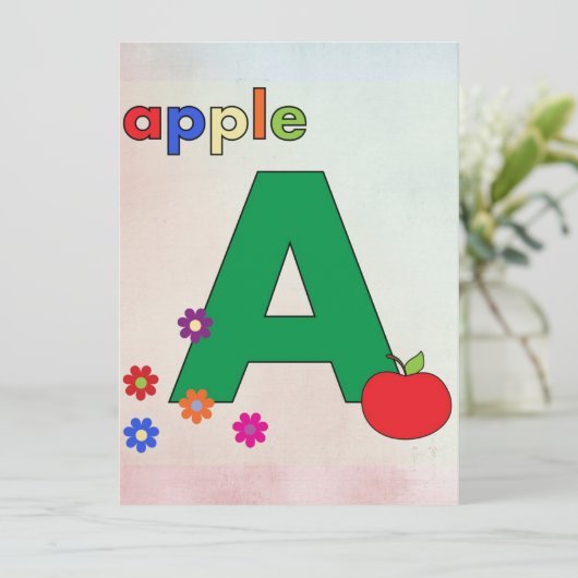 Apple A Letter A (Staand voorkant)