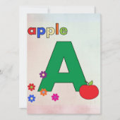 Apple A Letter A (Voorkant)