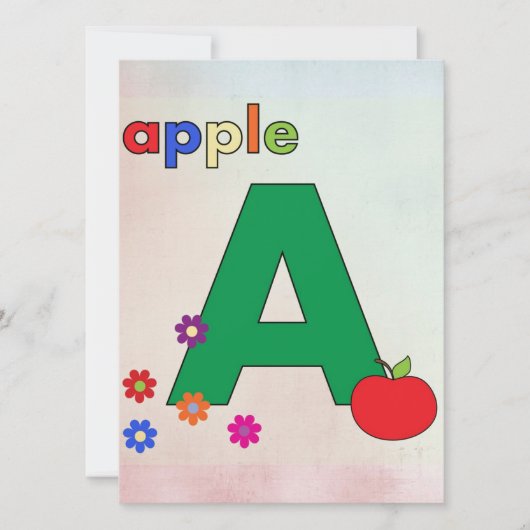 Apple A Letter A (Voorkant)