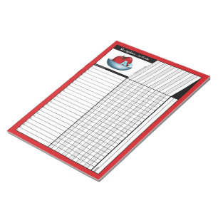 Apple A+ Red Teachers' grade Shede Notepad Notitieblok