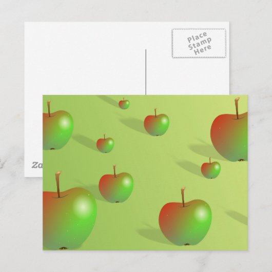 Apple-achtergrond Briefkaart (Voorkant / Achterkant)