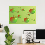 Apple-achtergrond Poster (Thuiskantoor)