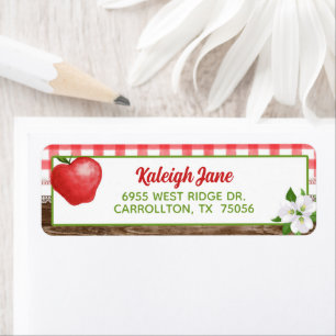 Apple-adreslabel Etiket