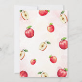 Apple Appley ooit na Vrijgezellenfeest Kaart (Achterkant)