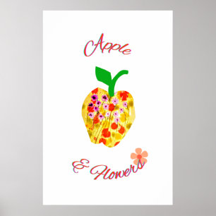 Apple art Print