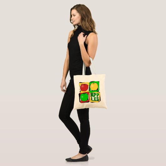 Apple Art Tote Bag (Voorkant (model))