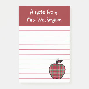 Apple-artikel van Red Pset-leraar Post-it® Notes