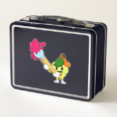 Apple as Painter with Paint (Achterkant)