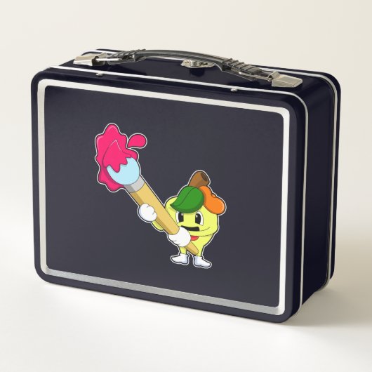 Apple as Painter with Paint (Achterkant)