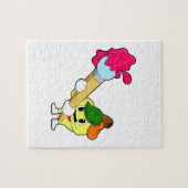 Apple as Painter with Paint Legpuzzel (Horizontaal)